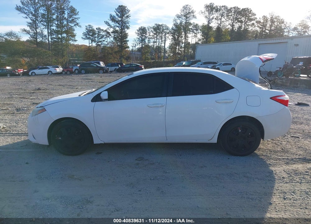 2015 TOYOTA COROLLA LE VIN: 2T1BURHE4FC362087