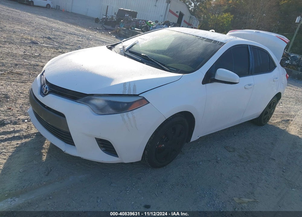 2015 TOYOTA COROLLA LE VIN: 2T1BURHE4FC362087