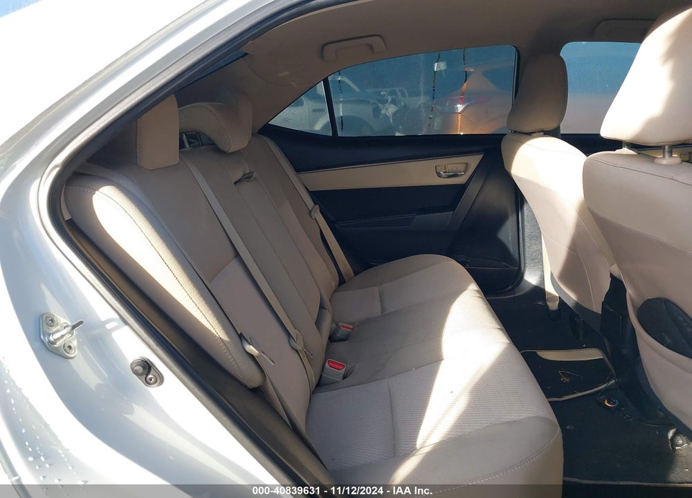 2015 TOYOTA COROLLA LE VIN: 2T1BURHE4FC362087