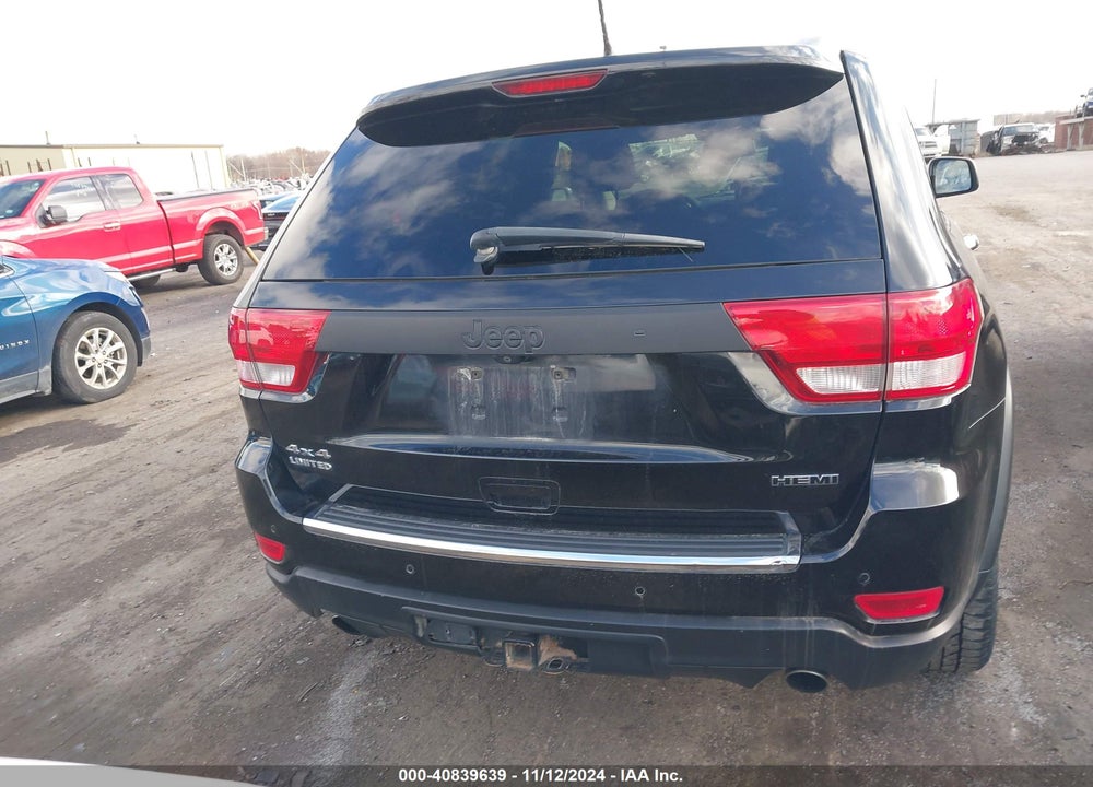 2012 JEEP GRAND CHEROKEE LIMITED VIN: 1C4RJFBT2CC222055
