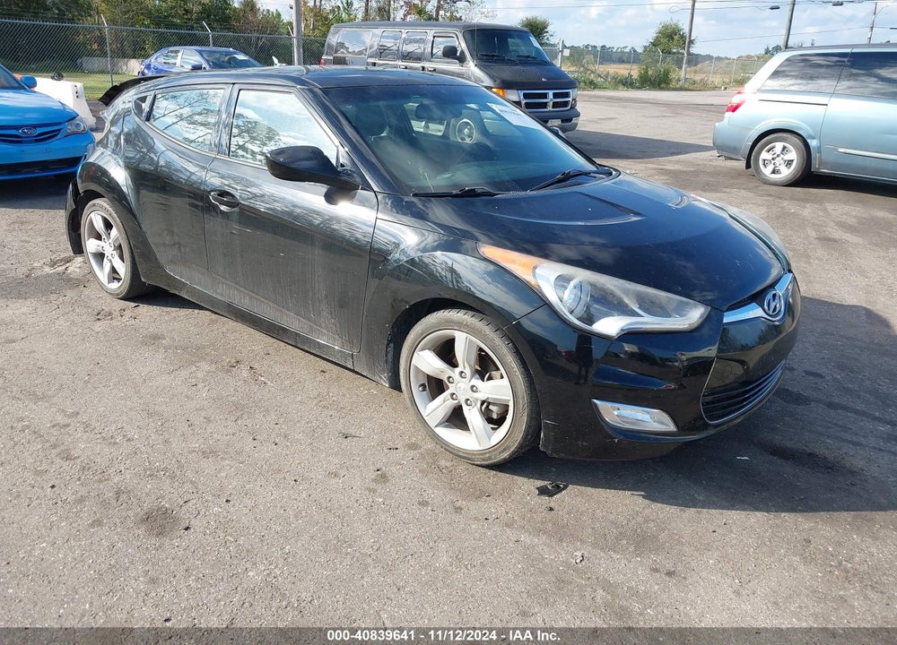 2014 HYUNDAI VELOSTER BASE W/BLACK M6 VIN: KMHTC6AD7EU184244