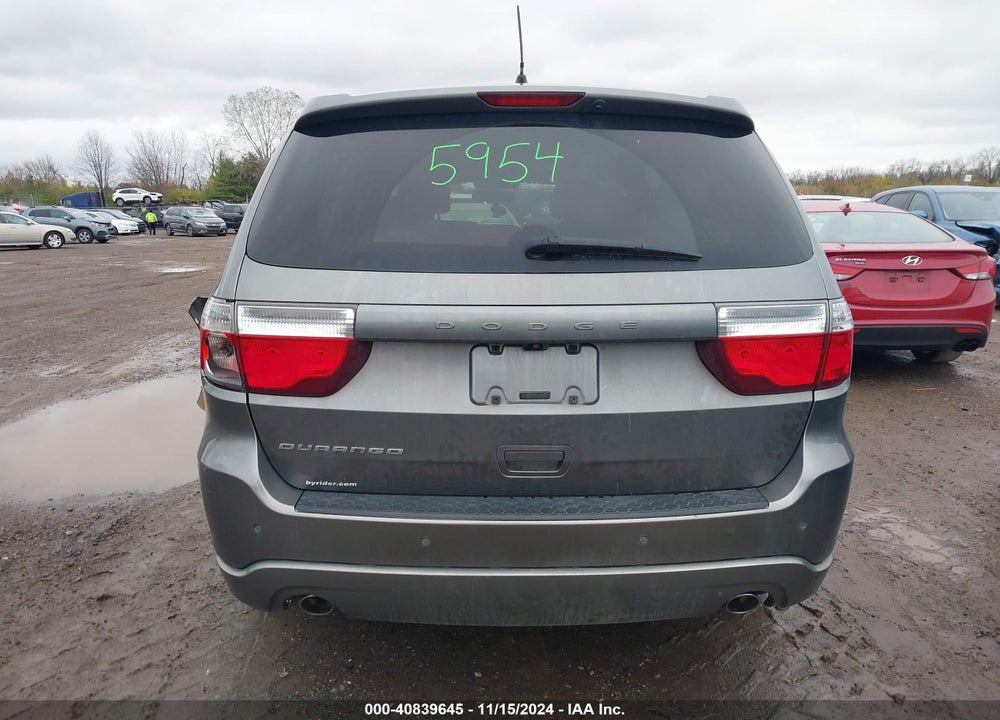 2013 DODGE DURANGO SXT VIN: 1C4RDHAG0DC575063