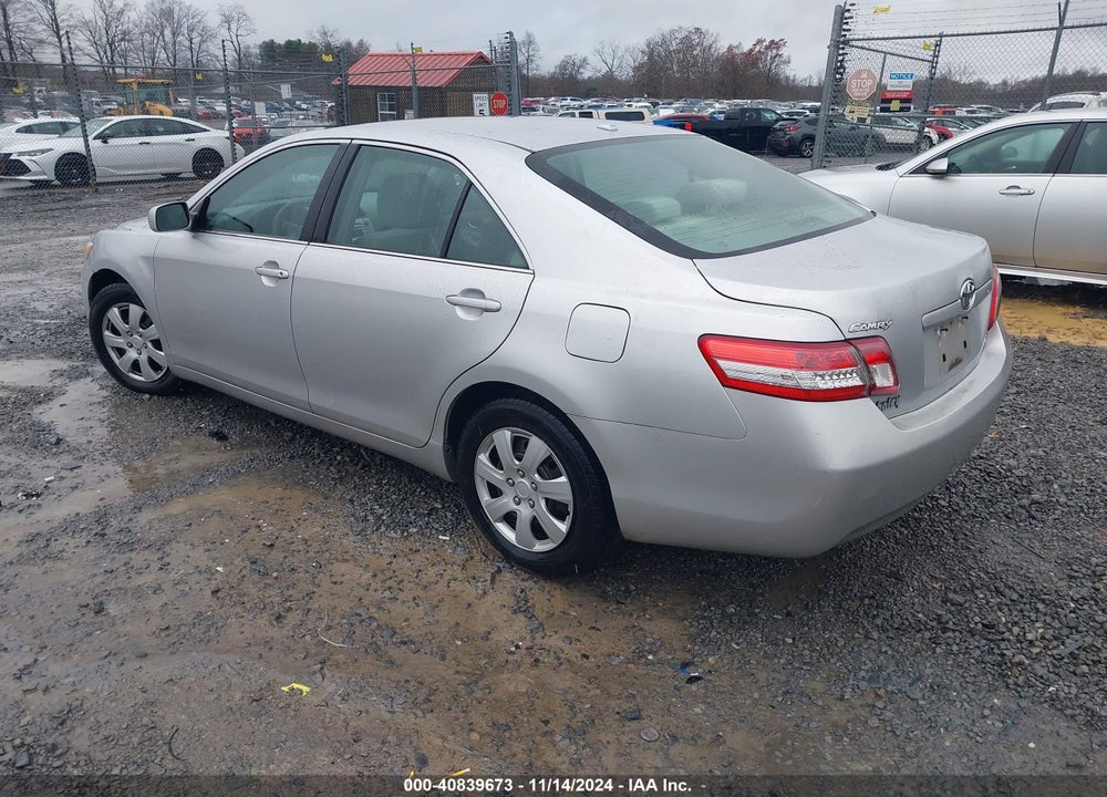 2011 TOYOTA CAMRY LE VIN: 4T1BF3EK6BU177730