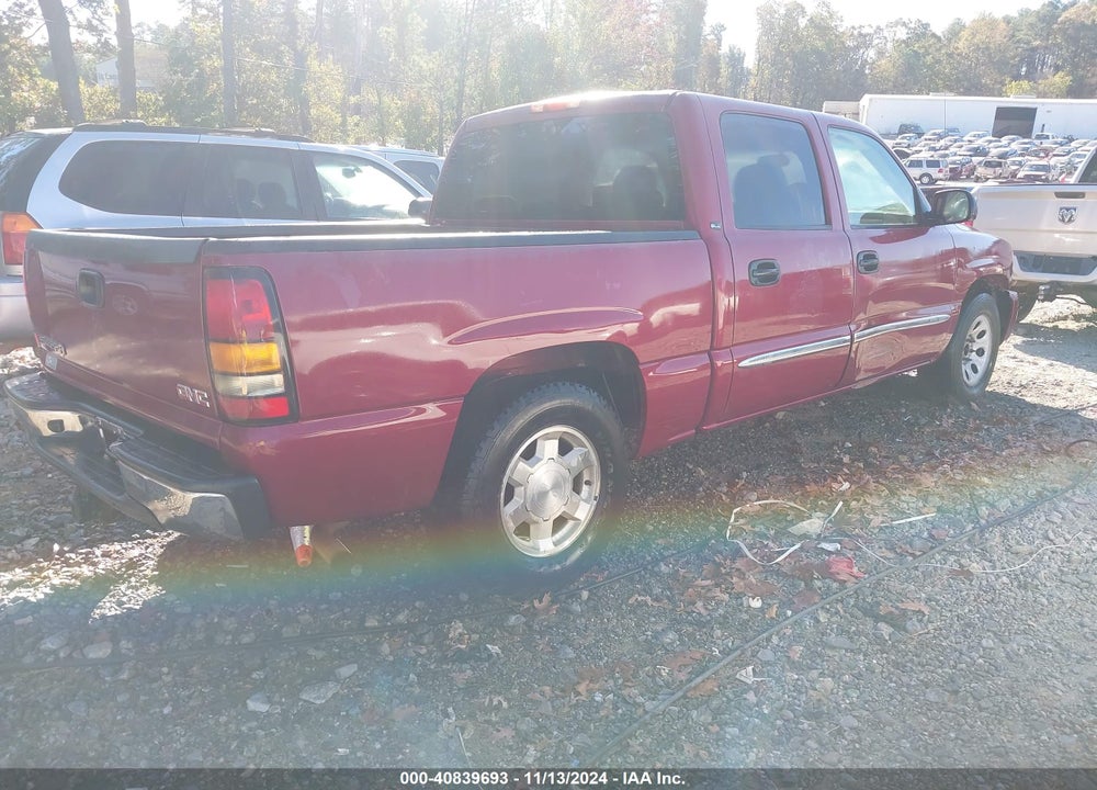 2006 GMC SIERRA 1500 SLE1 VIN: 2GTEC13T261250524