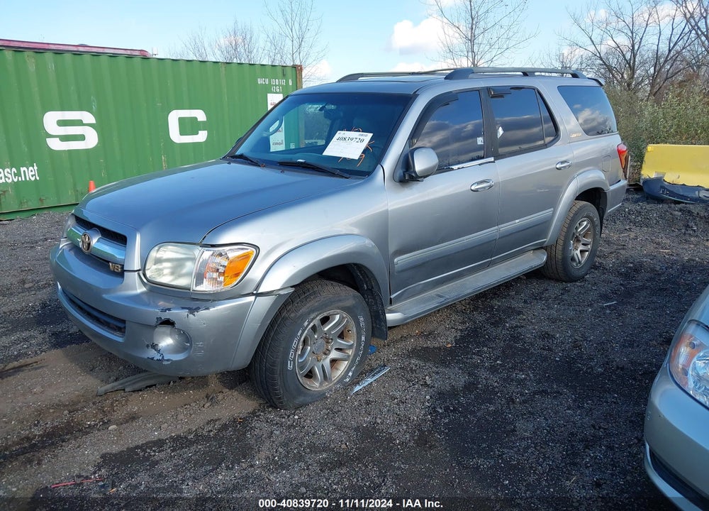 2005 TOYOTA SEQUOIA LIMITED V8 VIN: 5TDBT48A45S245408