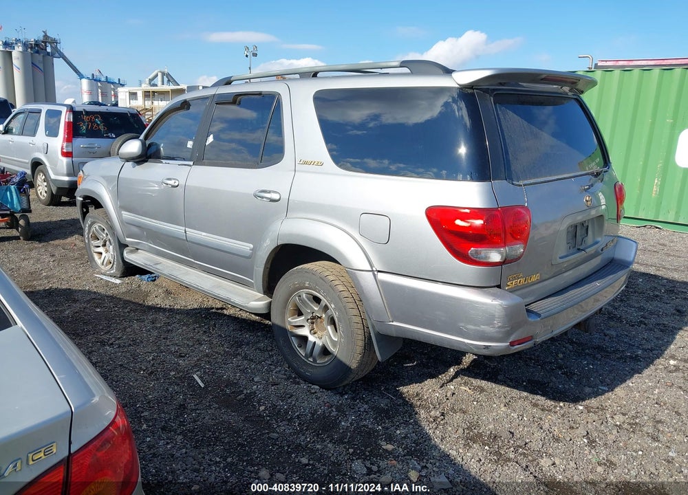 2005 TOYOTA SEQUOIA LIMITED V8 VIN: 5TDBT48A45S245408