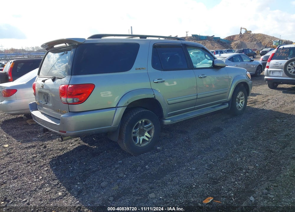 2005 TOYOTA SEQUOIA LIMITED V8 VIN: 5TDBT48A45S245408
