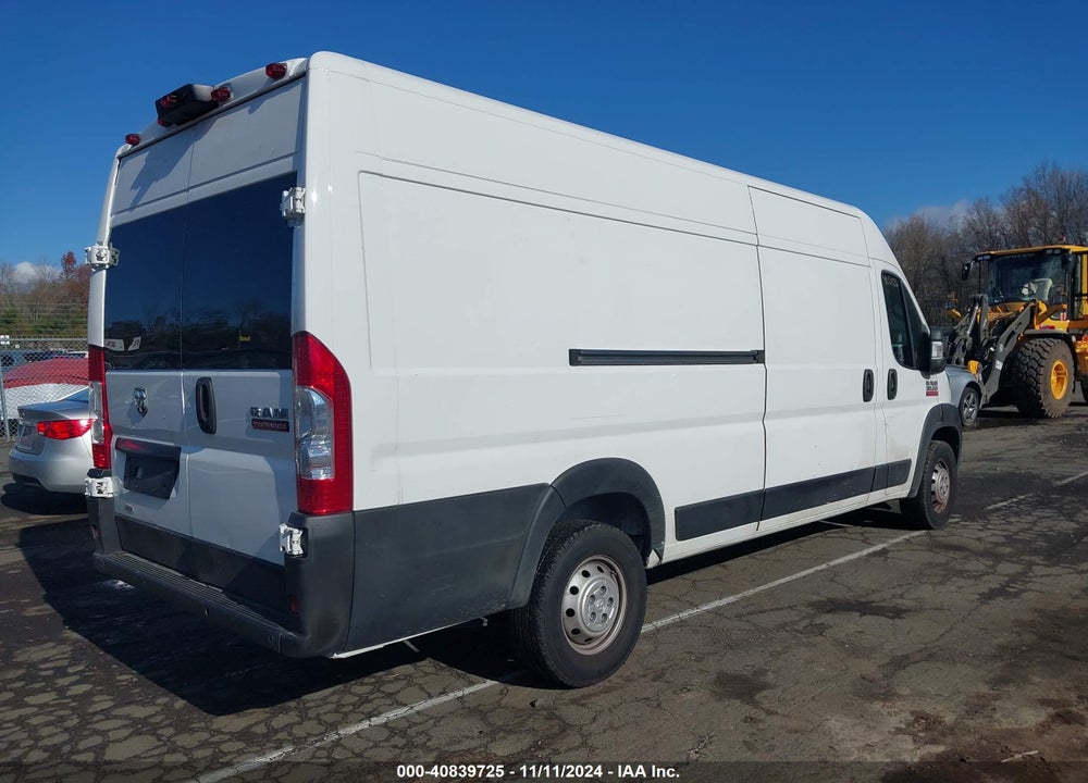2021 RAM PROMASTER 3500 CARGO VAN HIGH ROOF 159 WB EXT VIN: 3C6MRVJGXME564310