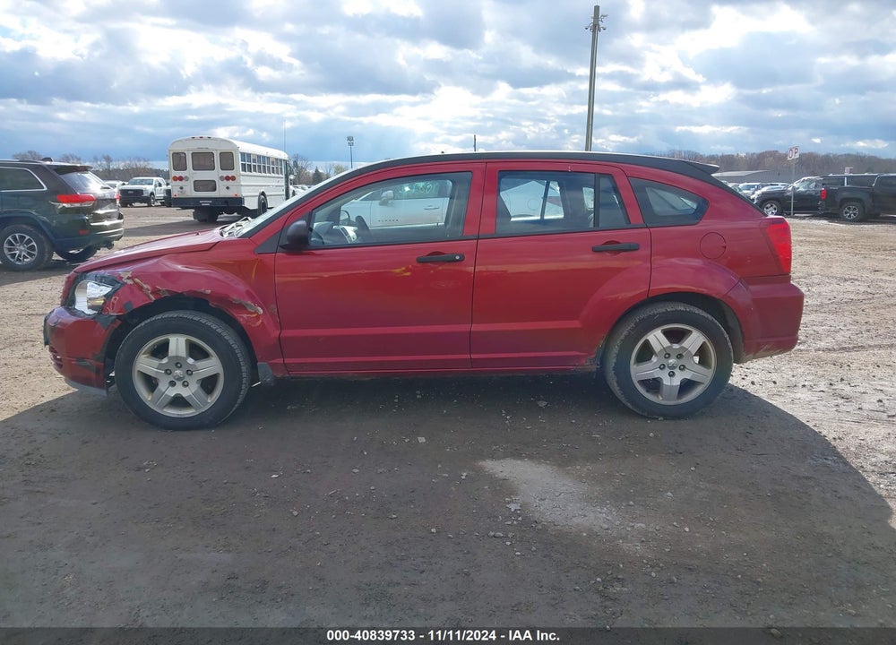2008 DODGE CALIBER SE VIN: 1B3HB28B08D775094
