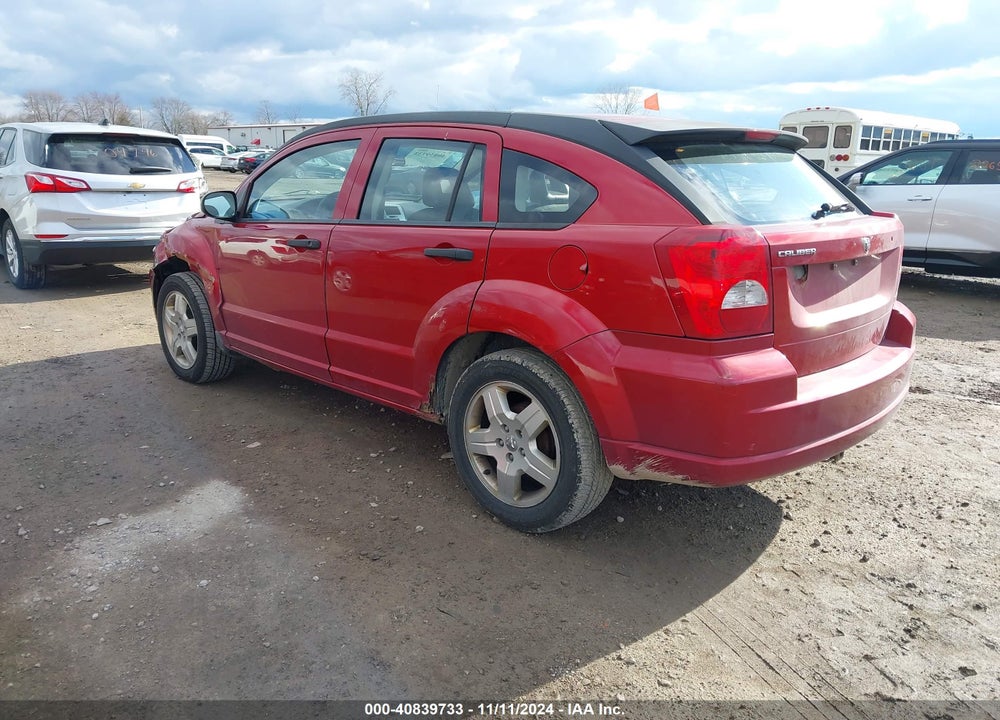 2008 DODGE CALIBER SE VIN: 1B3HB28B08D775094