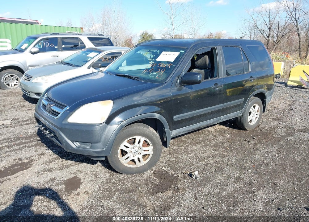 2004 HONDA CR-V EX VIN: SHSRD788X4U210698