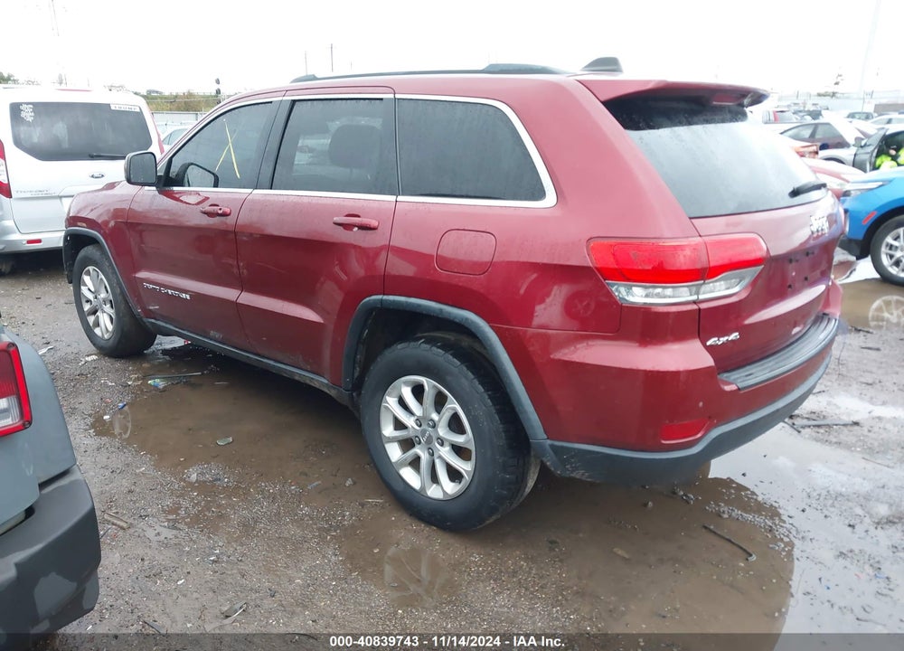 2014 JEEP GRAND CHEROKEE LAREDO VIN: 1C4RJFAG9EC119352