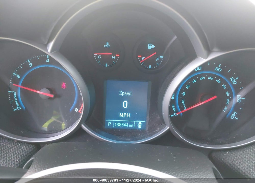 2012 CHEVROLET CRUZE 1LT VIN: 1G1PF5SC2C7251298