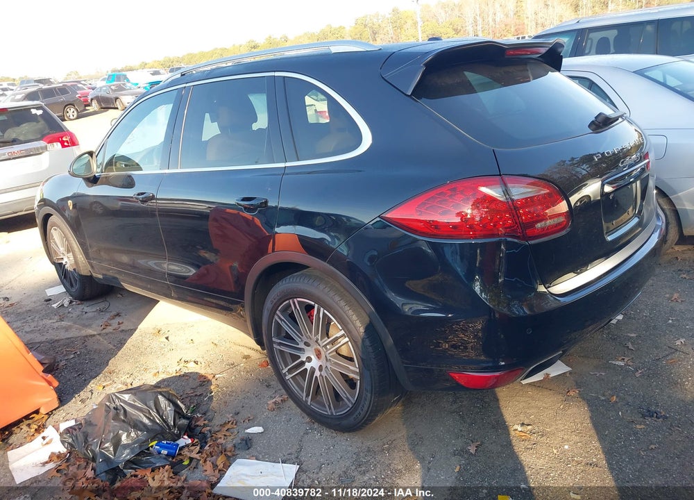 2011 PORSCHE CAYENNE S VIN: WP1AB2A23BLA53138