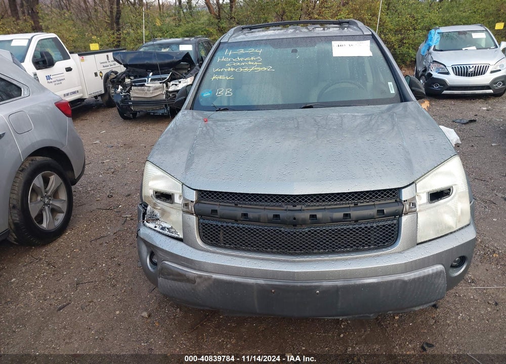 2005 CHEVROLET EQUINOX LT VIN: 2CNDL63F156037502