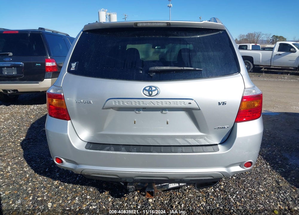 2008 TOYOTA HIGHLANDER LIMITED VIN: JTEES42A082106120