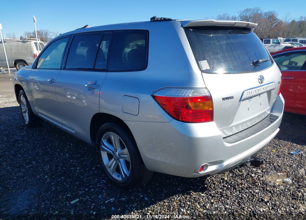 2008 TOYOTA HIGHLANDER LIMITED VIN: JTEES42A082106120