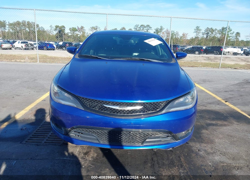 2015 CHRYSLER 200 S VIN: 1C3CCCDG9FN523272