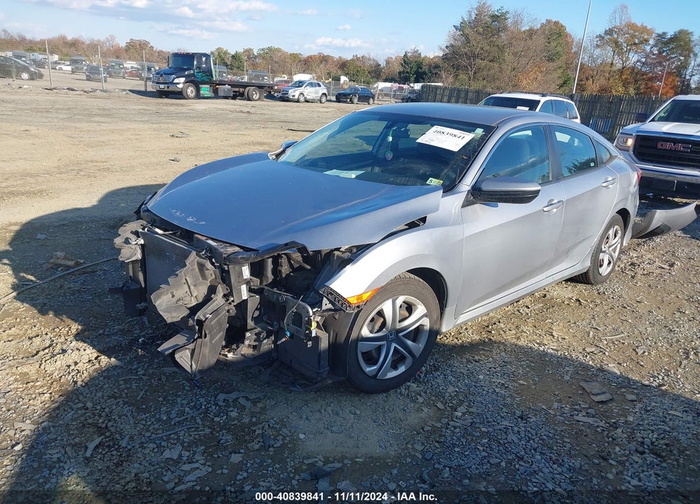 2016 HONDA CIVIC LX VIN: 19XFC2F57GE219250