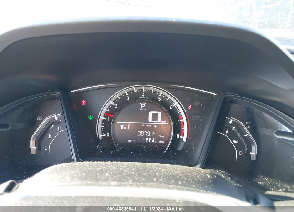2016 HONDA CIVIC LX VIN: 19XFC2F57GE219250