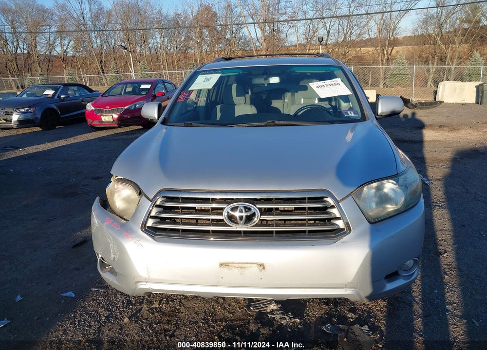 2008 TOYOTA HIGHLANDER SPORT VIN: JTEES43AX82108505