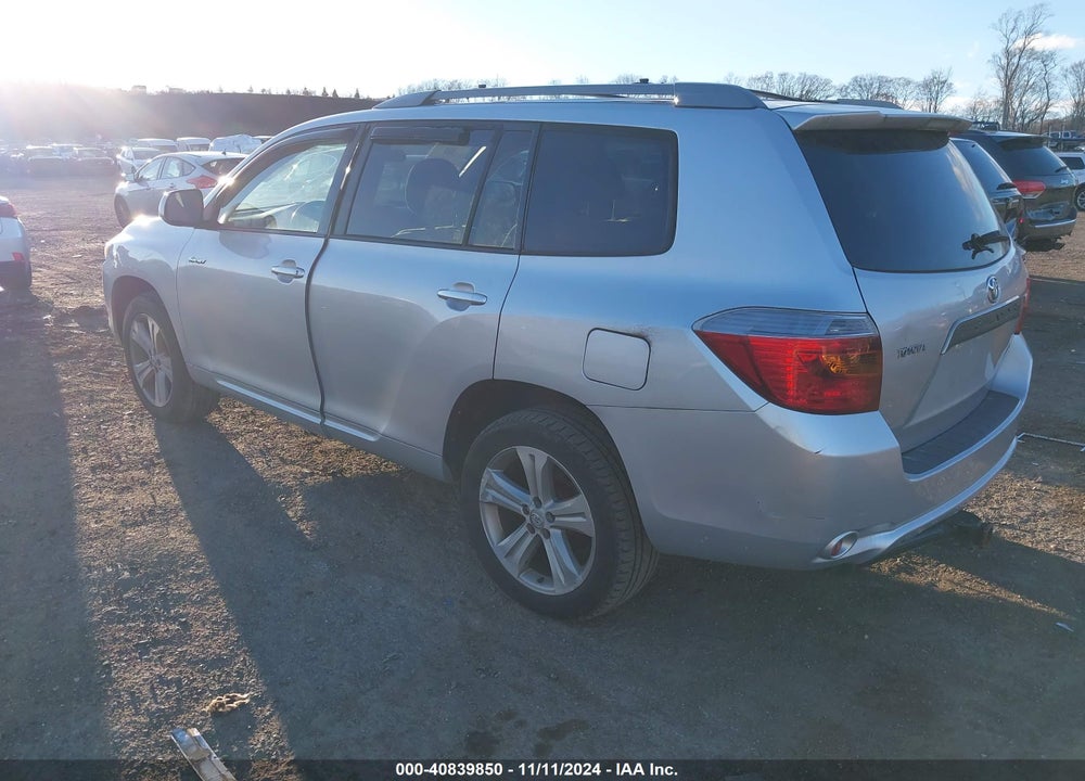 2008 TOYOTA HIGHLANDER SPORT VIN: JTEES43AX82108505