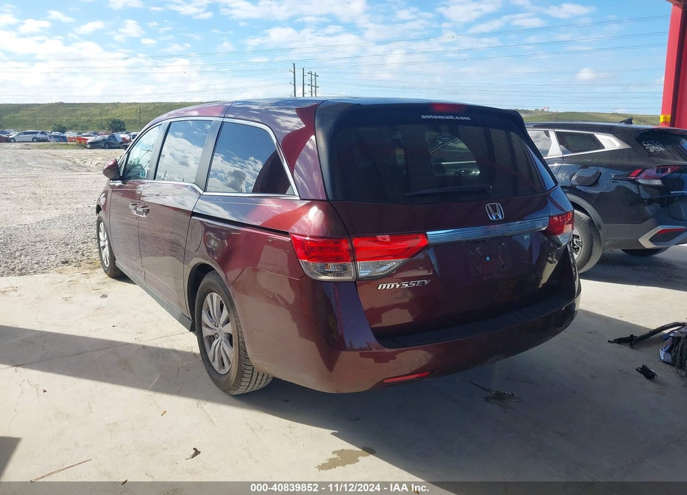 2016 HONDA ODYSSEY EX VIN: 5FNRL5H4XGB120242