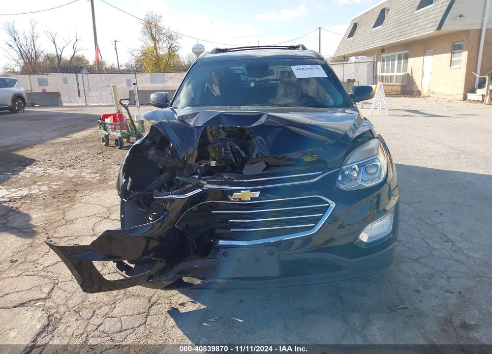 2016 CHEVROLET EQUINOX LT VIN: 2GNFLFE31G6149727