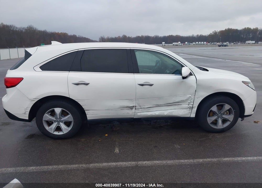 2015 ACURA MDX VIN: 5FRYD4H20FB027731