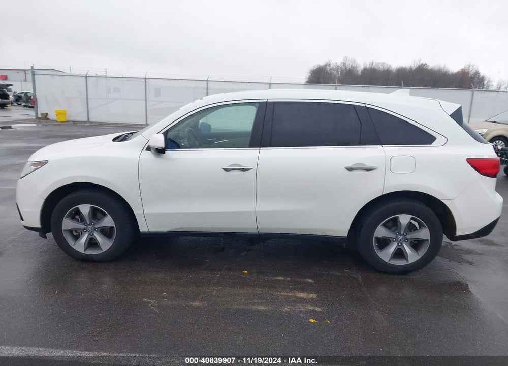 2015 ACURA MDX VIN: 5FRYD4H20FB027731