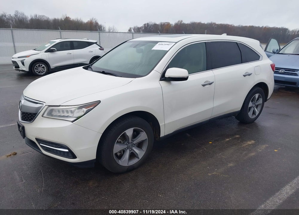 2015 ACURA MDX VIN: 5FRYD4H20FB027731