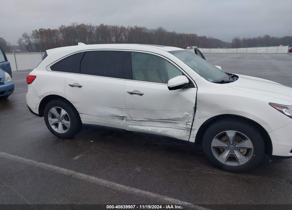 2015 ACURA MDX VIN: 5FRYD4H20FB027731