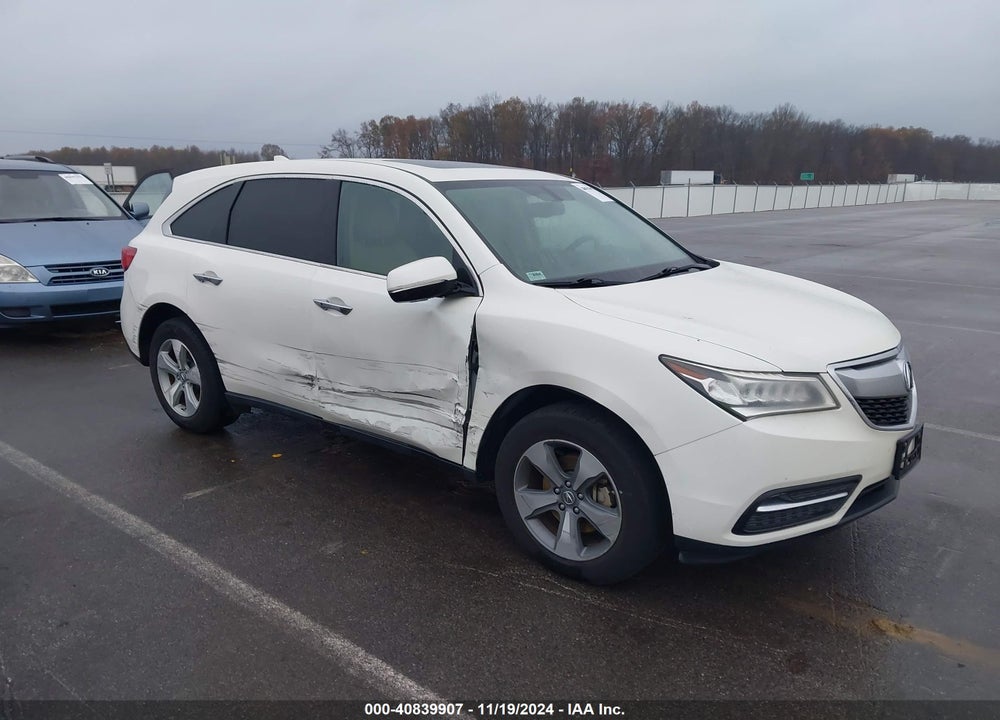 2015 ACURA MDX VIN: 5FRYD4H20FB027731