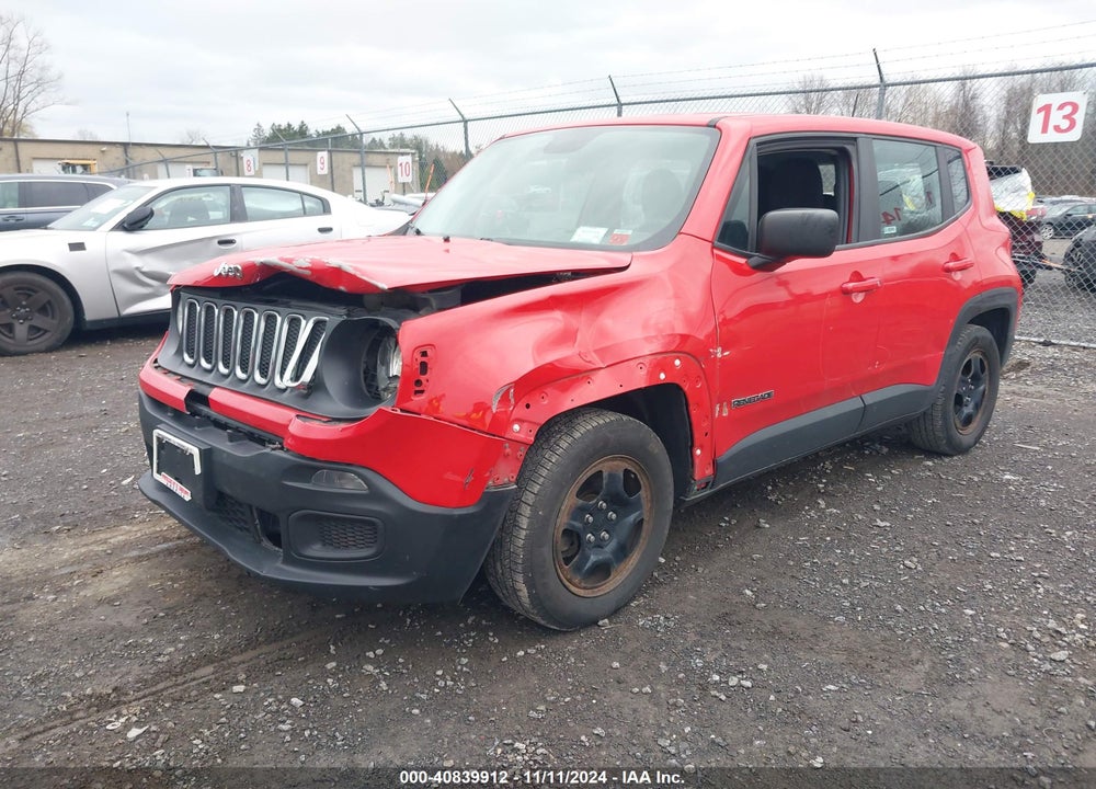 2017 JEEP RENEGADE SPORT FWD VIN: ZACCJAAB0HPF88214