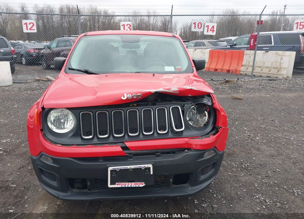 2017 JEEP RENEGADE SPORT FWD VIN: ZACCJAAB0HPF88214