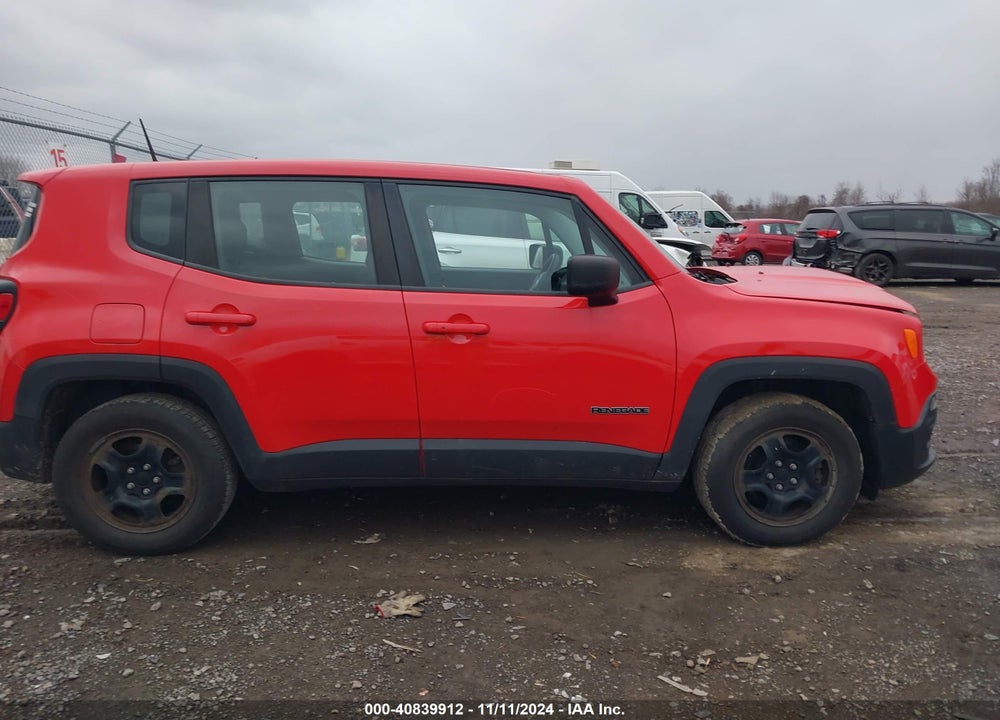 2017 JEEP RENEGADE SPORT FWD VIN: ZACCJAAB0HPF88214