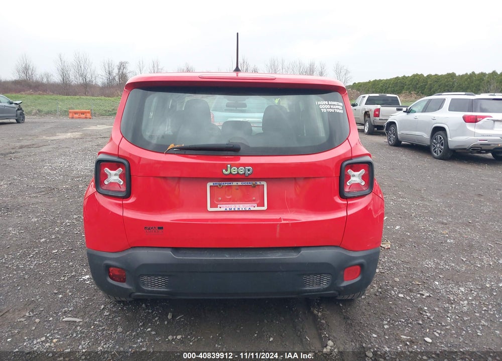2017 JEEP RENEGADE SPORT FWD VIN: ZACCJAAB0HPF88214