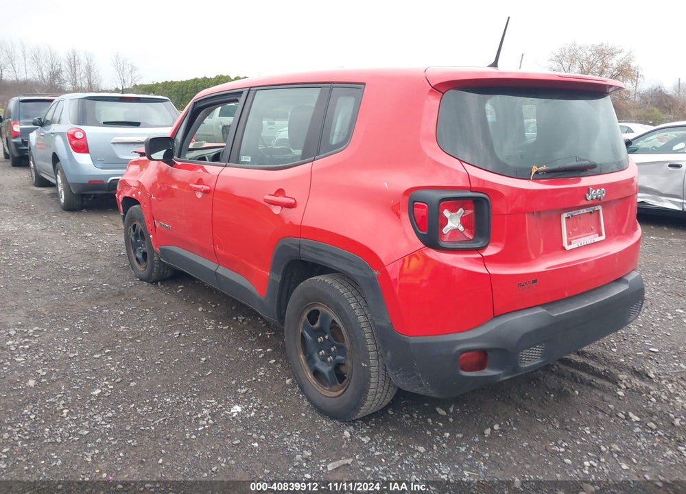 2017 JEEP RENEGADE SPORT FWD VIN: ZACCJAAB0HPF88214