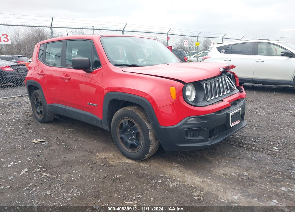 2017 JEEP RENEGADE SPORT FWD VIN: ZACCJAAB0HPF88214