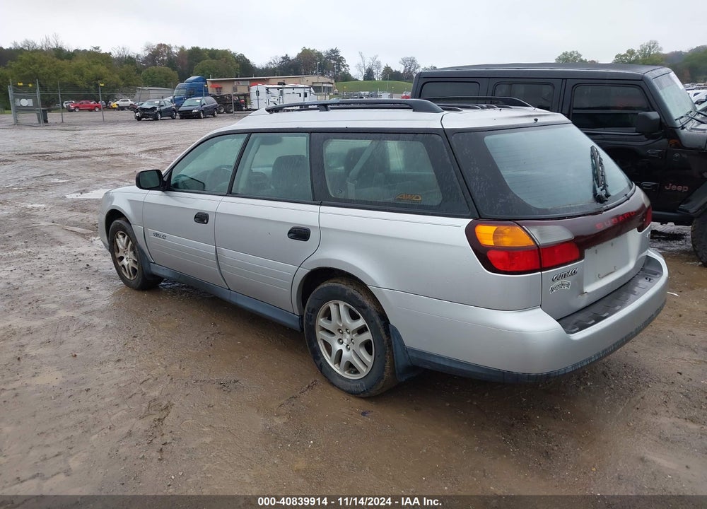 2004 SUBARU OUTBACK VIN: 4S3BH675647627269