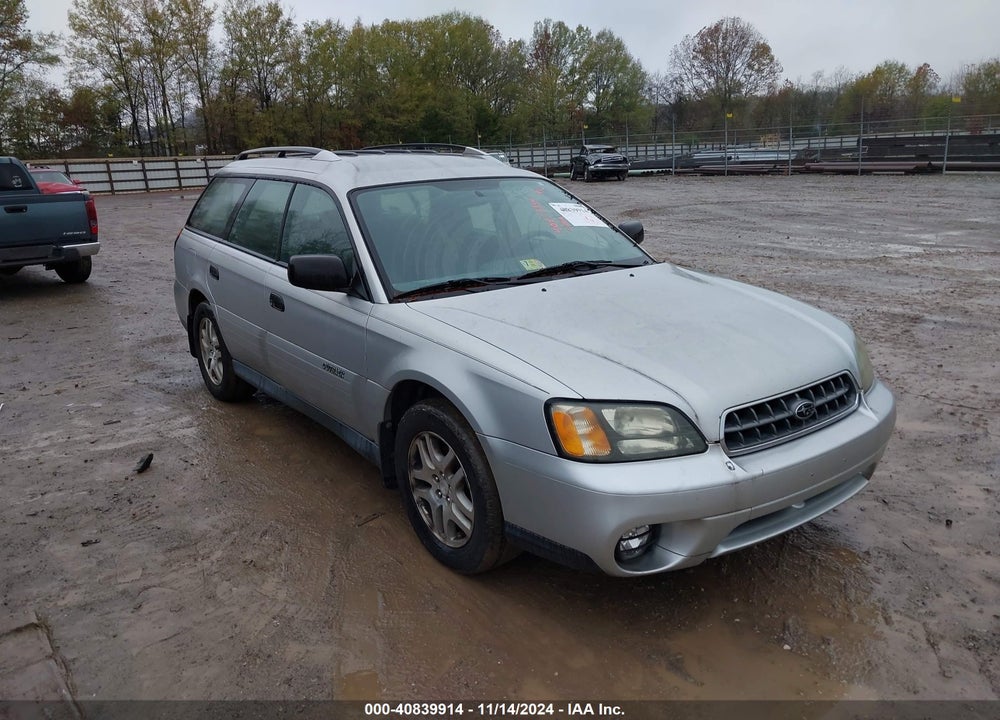 2004 SUBARU OUTBACK VIN: 4S3BH675647627269
