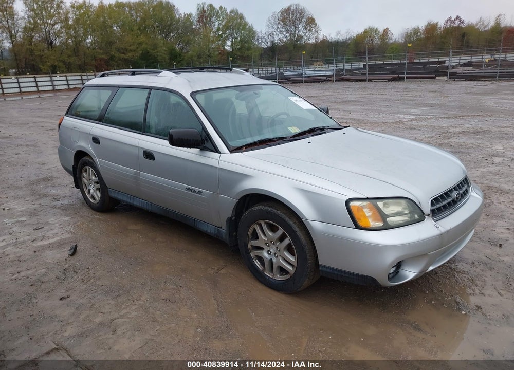 2004 SUBARU OUTBACK VIN: 4S3BH675647627269