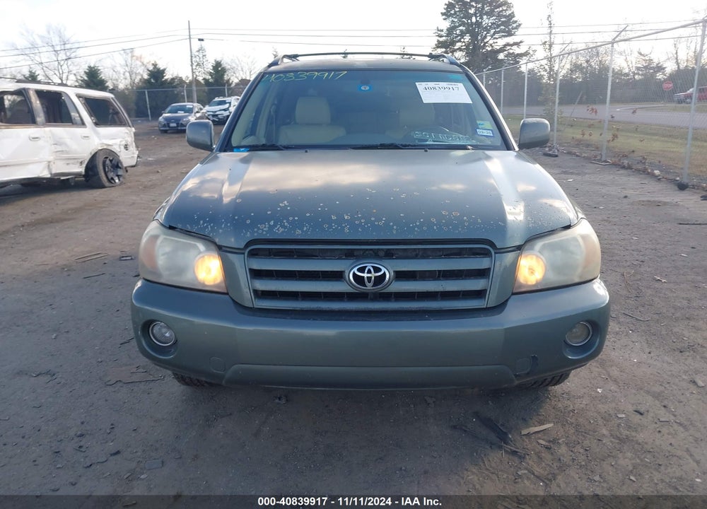 2005 TOYOTA HIGHLANDER LIMITED V6 VIN: JTEDP21A550071245