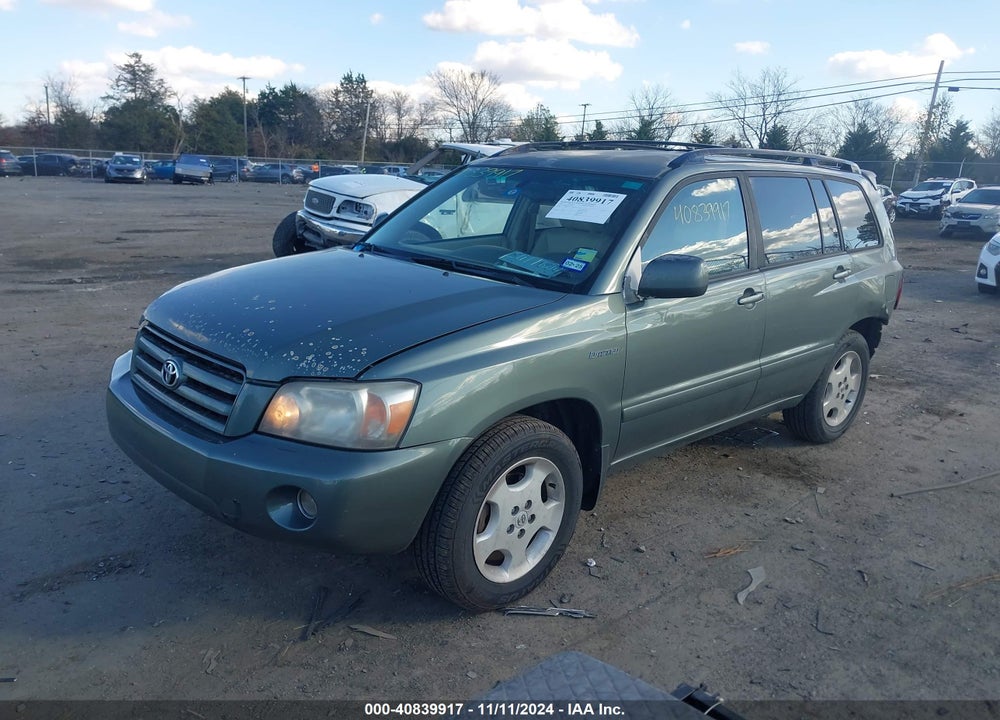 2005 TOYOTA HIGHLANDER LIMITED V6 VIN: JTEDP21A550071245