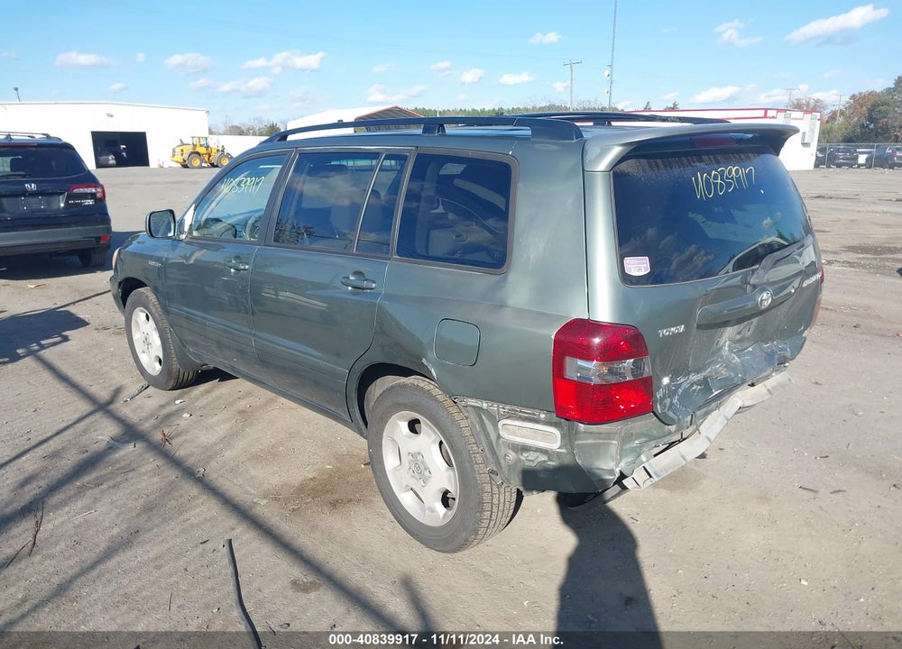 2005 TOYOTA HIGHLANDER LIMITED V6 VIN: JTEDP21A550071245
