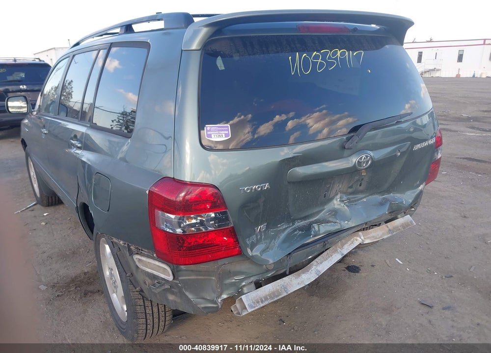2005 TOYOTA HIGHLANDER LIMITED V6 VIN: JTEDP21A550071245