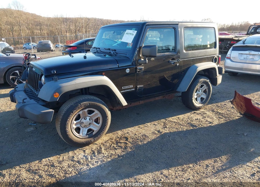 2011 JEEP WRANGLER SPORT VIN: 1J4AA2D18BL588208