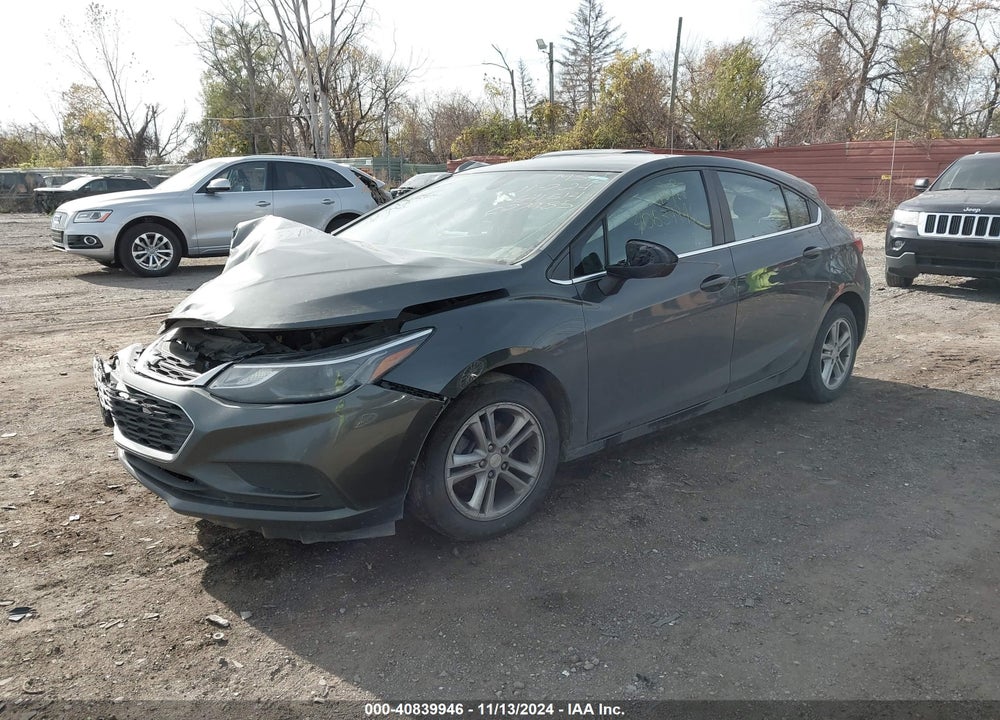 2017 CHEVROLET CRUZE LT AUTO VIN: 3G1BE6SM2HS541514
