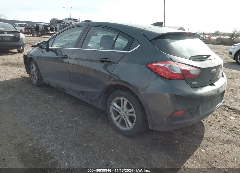 2017 CHEVROLET CRUZE LT AUTO VIN: 3G1BE6SM2HS541514