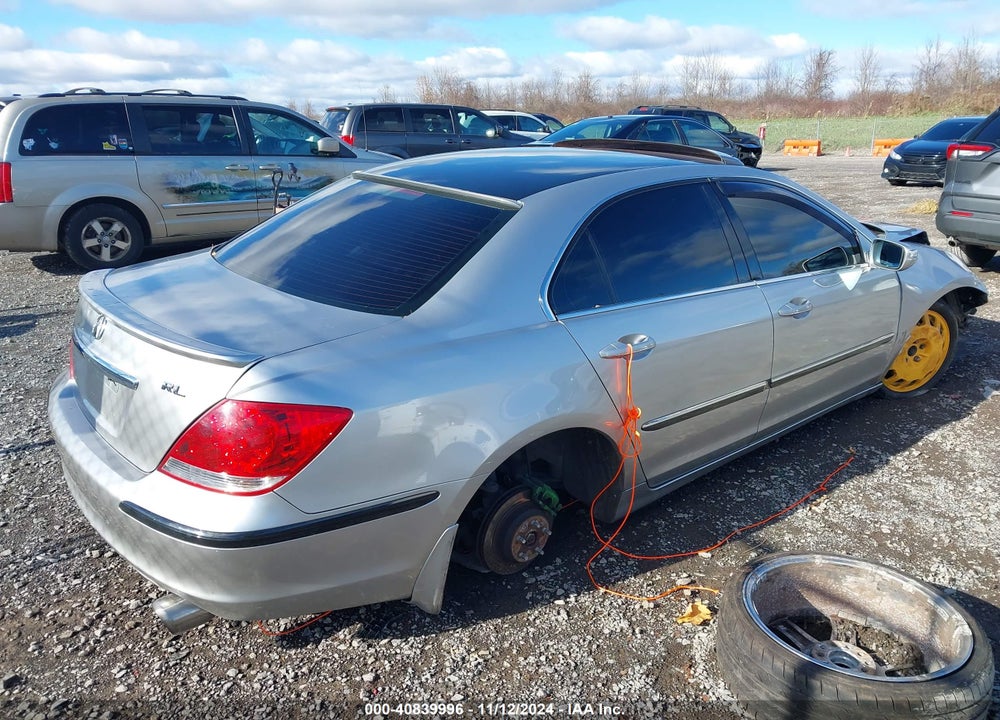 2008 ACURA RL 3.5 VIN: JH4KB16678C001837